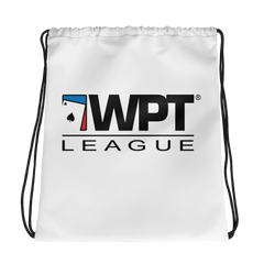 WPT League Logo Drawstring Bag
