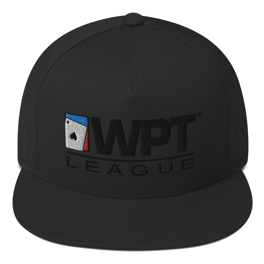WPT League Logo Flat Bill Cap