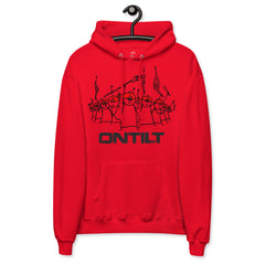 ONTILT Angry Mob unisex hoodie by Hanes - ONTILT