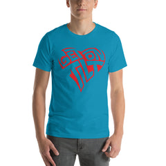 ONTILT Heart Short-Sleeve Unisex T-Shirt - ONTILT