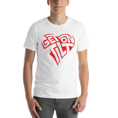 ONTILT Heart Short-Sleeve Unisex T-Shirt - ONTILT